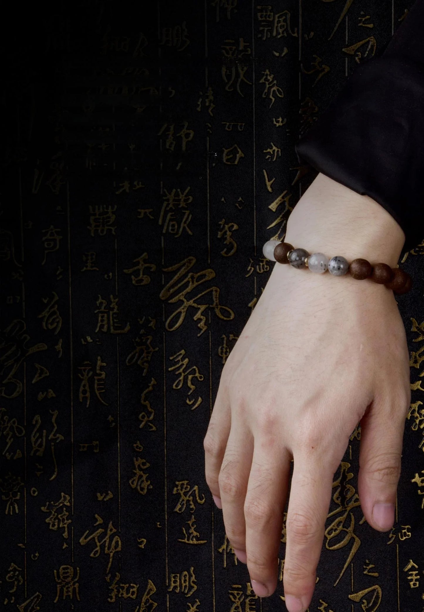 Ebony Agarwood Herbal Bead Bracelet