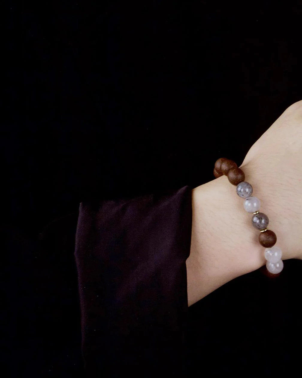 Ebony Agarwood Herbal Bead Bracelet