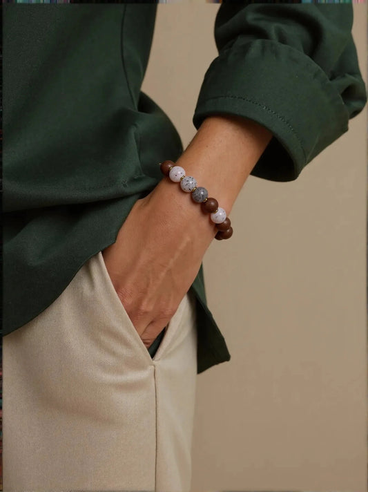 Ebony Agarwood Herbal Bead Bracelet