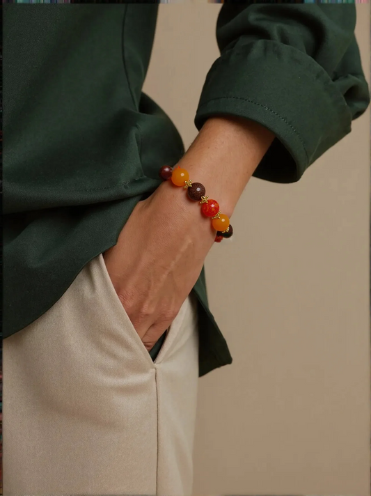 Fragrant Melody of Osmanthus Herbal Bead Bracelet