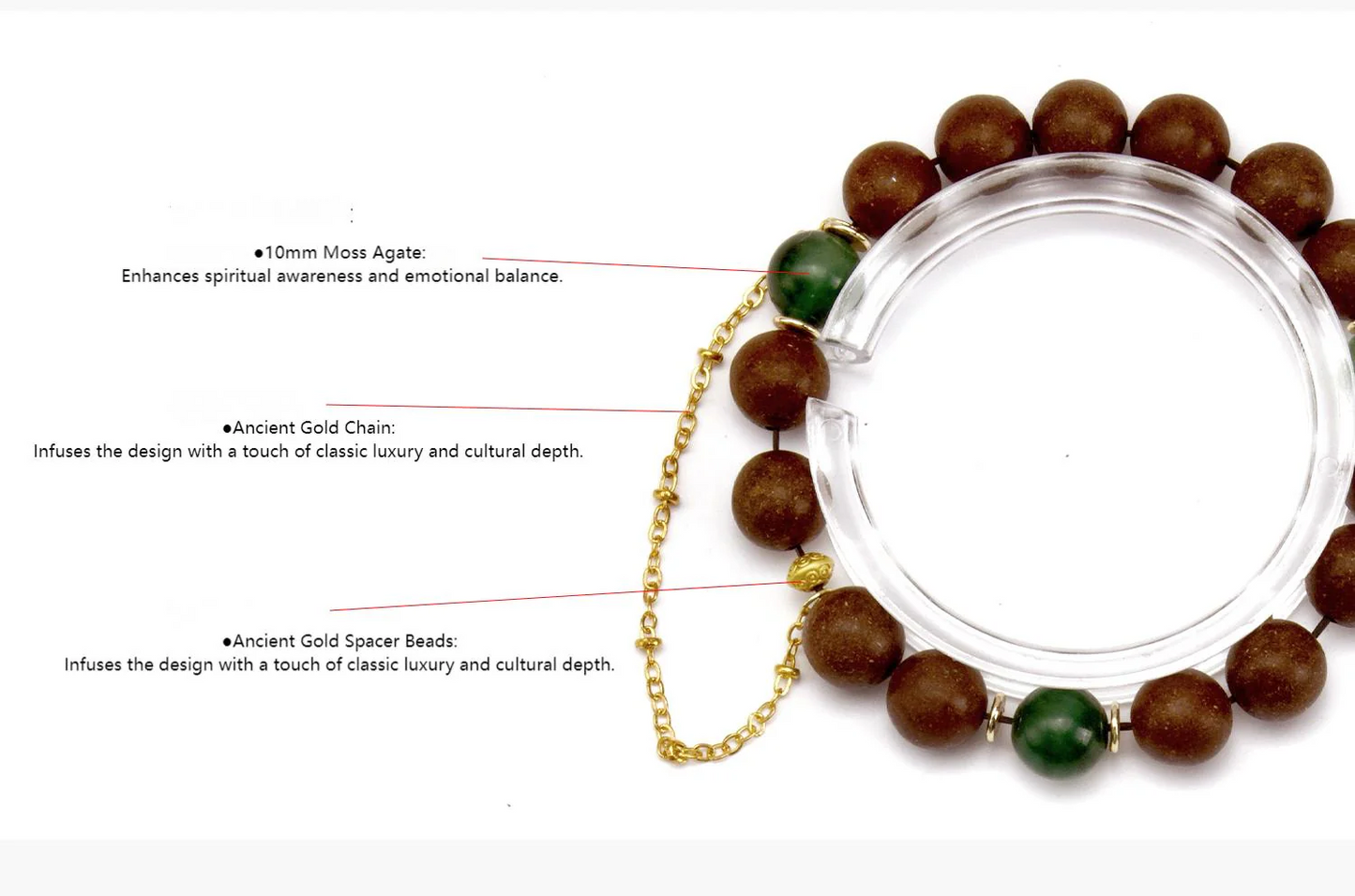 Peaceful Slumber Herbal Bead Bracelet