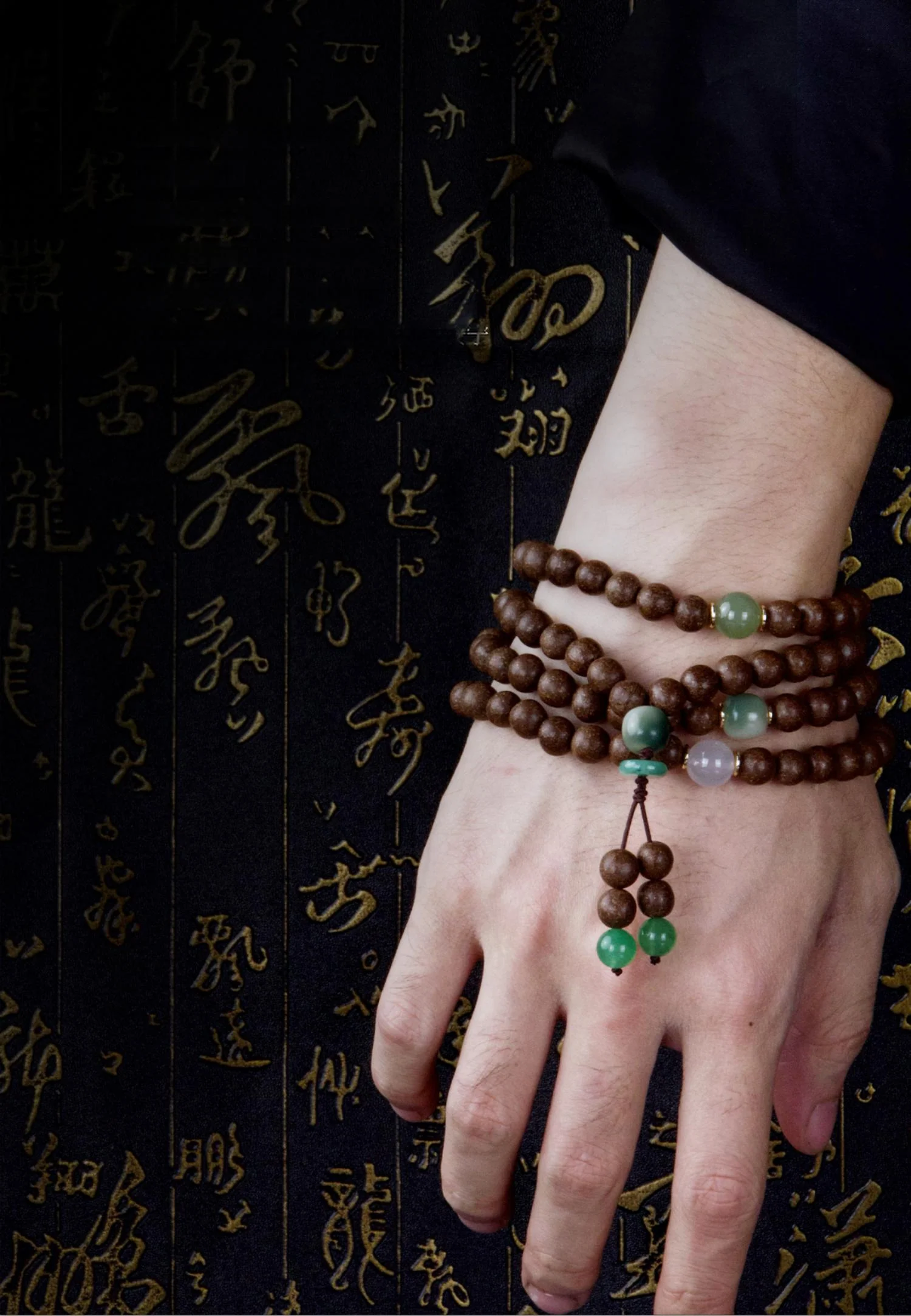 Zen Serenity White Tea Herbal Bead Bracelet——108 beads