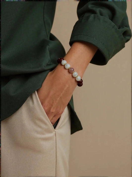 Zen Serenity White Tea Herbal Bead Bracelet