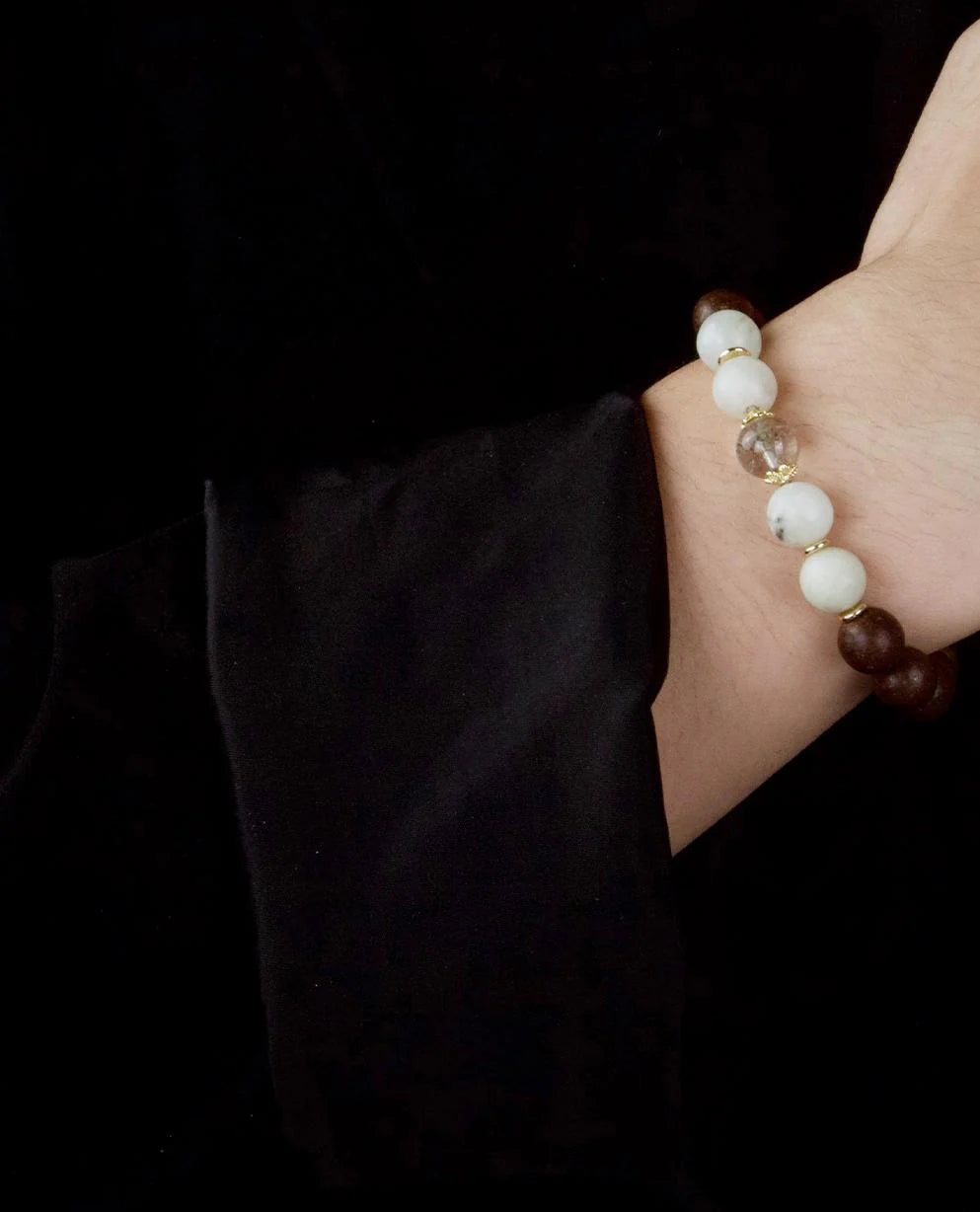 Zen Serenity White Tea Herbal Bead Bracelet