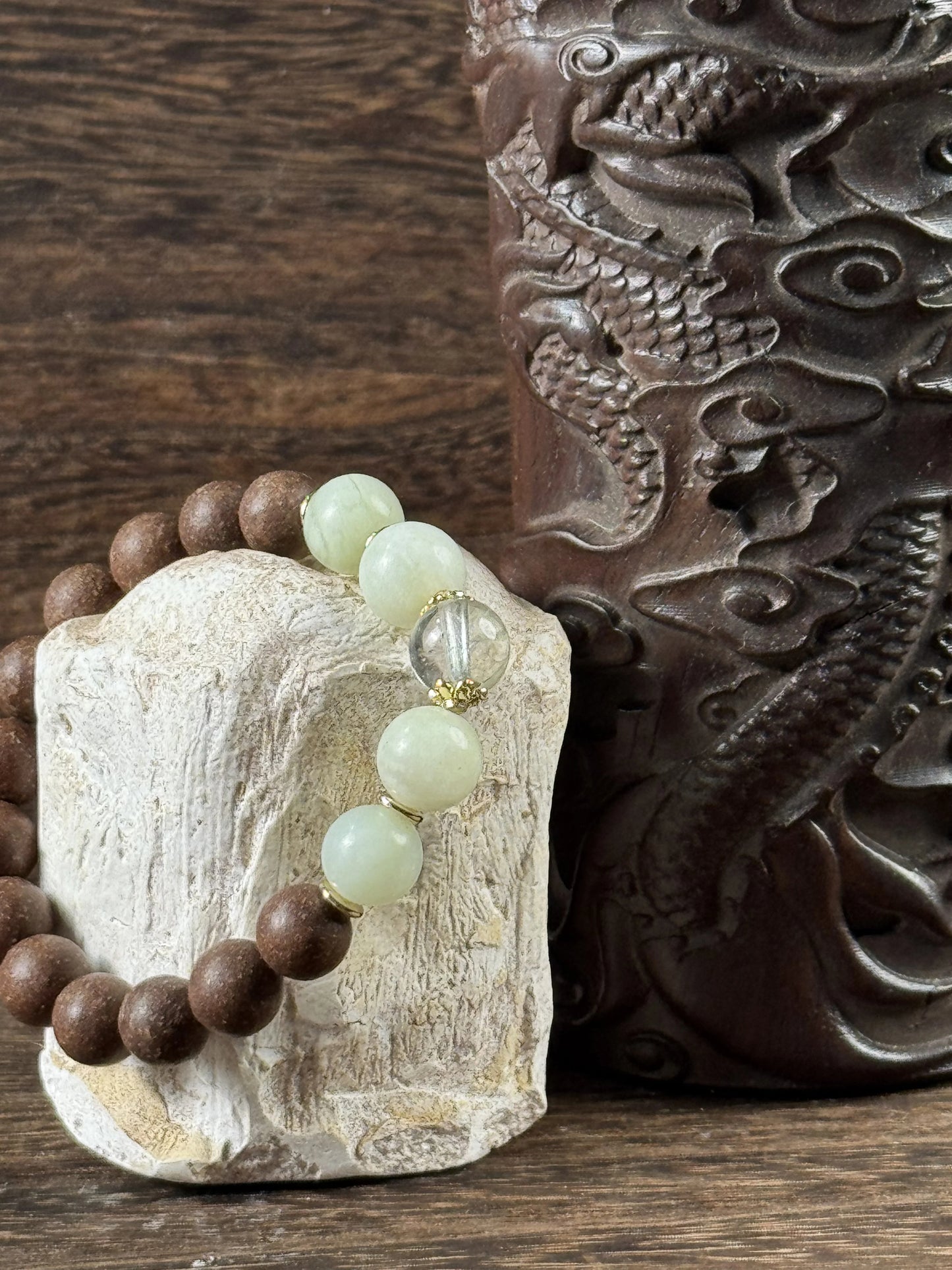 Zen Serenity White Tea Herbal Bead Bracelet